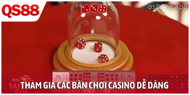 Nhiều game casino hay